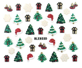 Stickers ADESIVI N28 Natalizi - Alberi di Natale