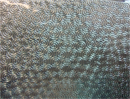 Stencil alluminio spirale irregolare