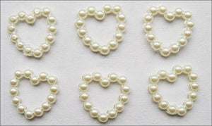 10 Cuori Pearl bianchi