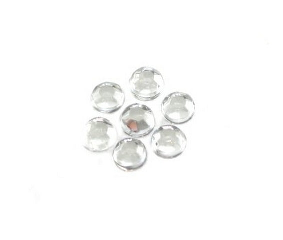 100 Brillantini Nail Art tondi mm 1,3 argento