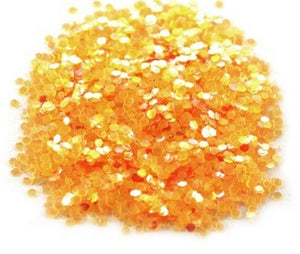 Spangle Puntini luminosi arancio