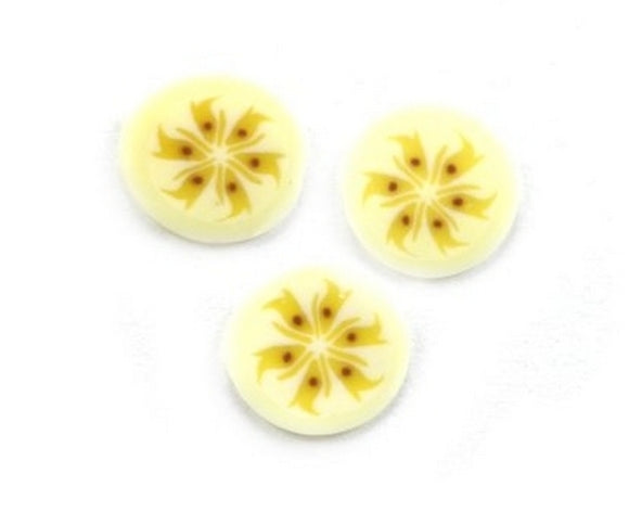 Fimo nail art resina banana