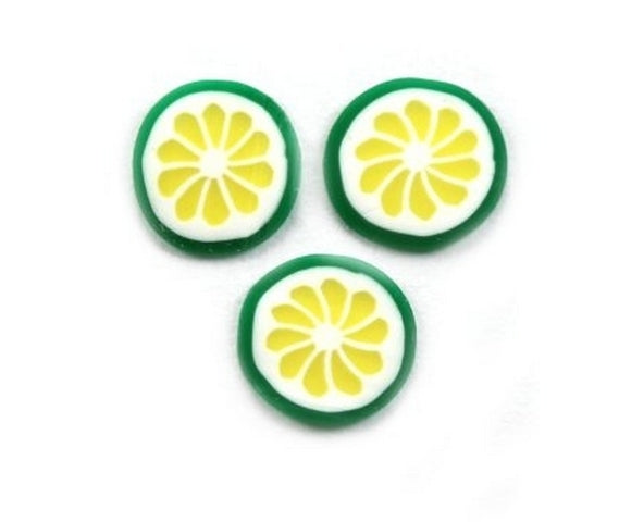 Fimo nail art resina limone