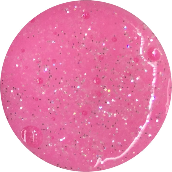Soft pink glitter - Unghie Mania UV gel polish G17