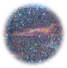 Glitter nero hologram