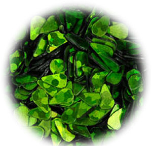 Gocce verde scuro