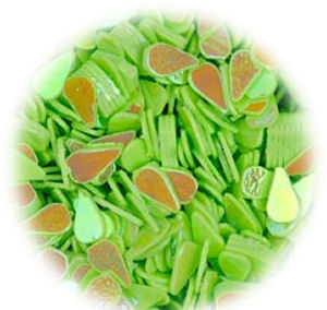 Gocce verde chiaro