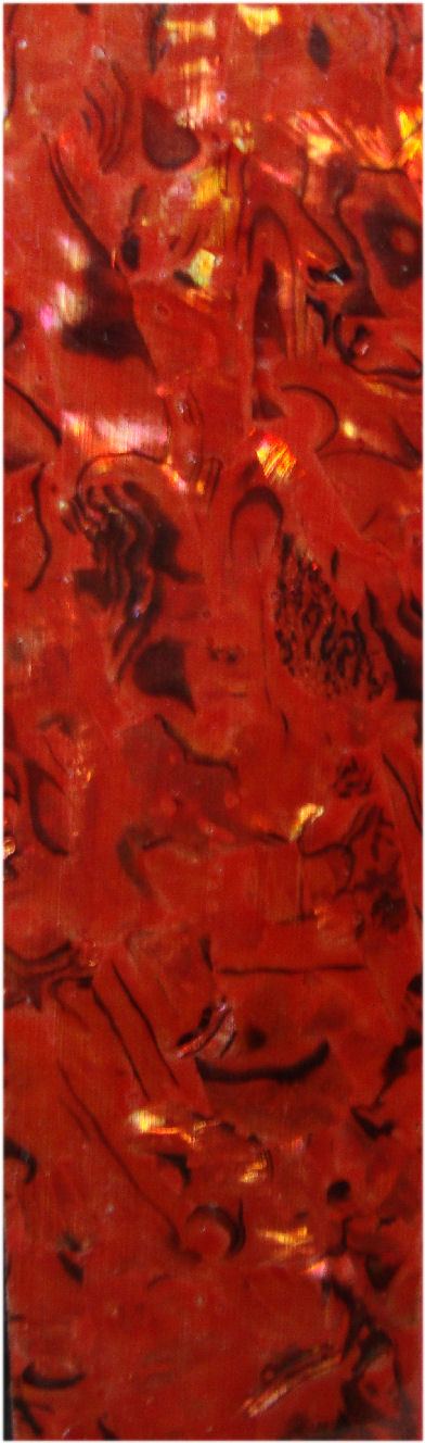 Scaglie madreperla adesive arancio