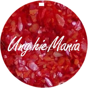 Scaglie madreperla rosso