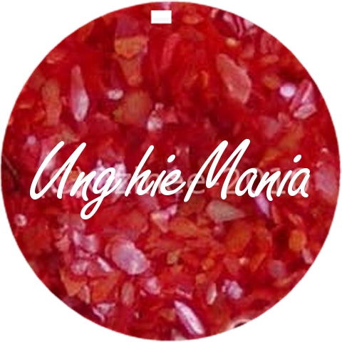 Scaglie madreperla rosso