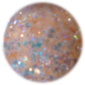 Micro Spangle arancio chiaro