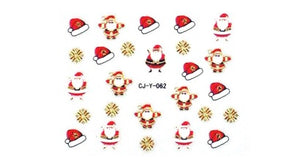 Stickers ADESIVI N50 - Babbo natale, cappellini