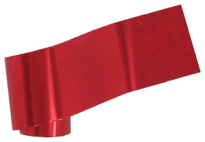 Foil Red glitter Nail art decorazione unghie