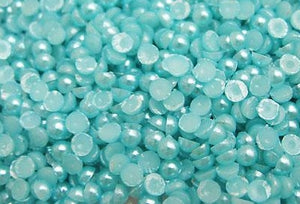 Pearl round azzurro