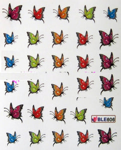Stickers all'acqua RN134 - farfalle