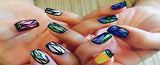 Glass effect - unghie effetto vetro turchese