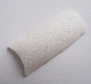70 Tips glitter bianche
