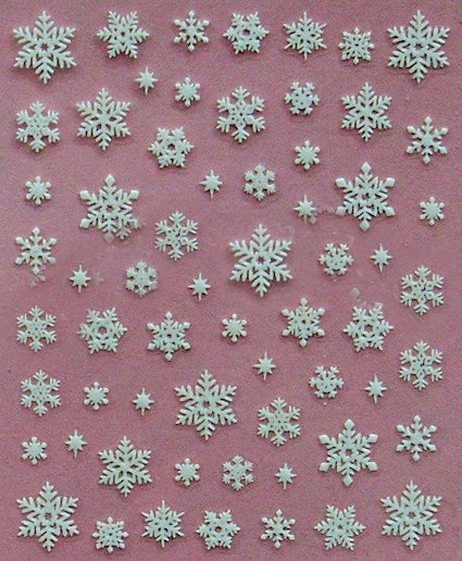 Stickers ADESIVI RN54 - Fiocchi di Neve